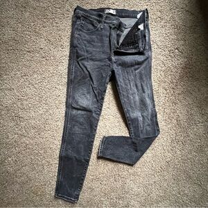 Madewell Charcoal Skinny Jeans